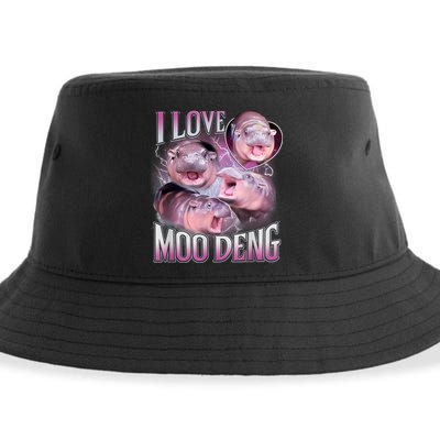 Moo Deng Sustainable Bucket Hat