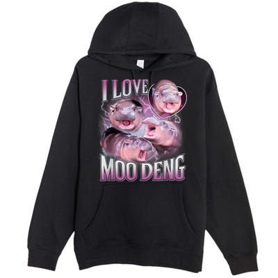 Moo Deng Premium Pullover Hoodie