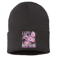Moo Deng Sustainable Knit Beanie