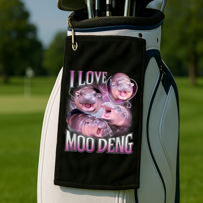 Moo Deng Golf Towel