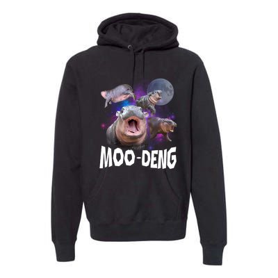 Moo Deng Premium Hoodie