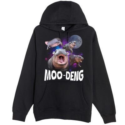 Moo Deng Premium Pullover Hoodie