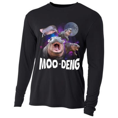 Moo Deng Cooling Performance Long Sleeve Crew