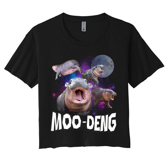 Moo Deng Crop Top