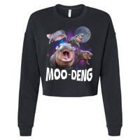 Moo Deng Cropped Pullover Crew
