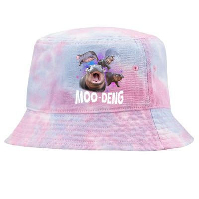 Moo Deng Tie-Dyed Bucket Hat