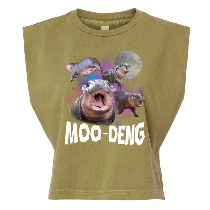 Moo Deng Garment-Dyed Women's Muscle Tee