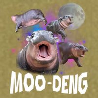 Moo Deng Garment-Dyed Women's Muscle Tee