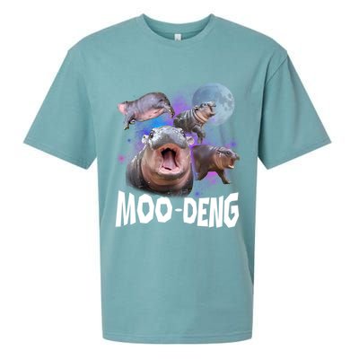 Moo Deng Sueded Cloud Jersey T-Shirt