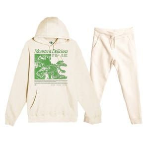 Monstera Deliciosa Premium Hooded Sweatsuit Set