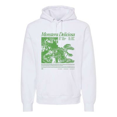 Monstera Deliciosa Premium Hoodie