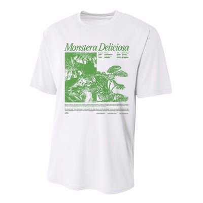 Monstera Deliciosa Performance Sprint T-Shirt