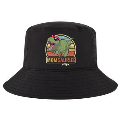 Momsaurus Dinosaur Mom Saurus Family Matching Great Gift Cool Comfort Performance Bucket Hat