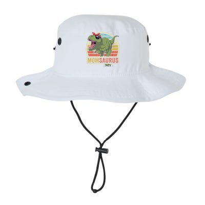 Momsaurus Dinosaur Mom Saurus Family Matching Great Gift Legacy Cool Fit Booney Bucket Hat