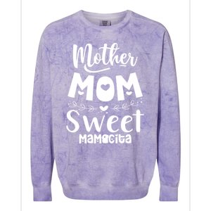 Mother's Day Mom Sweet Mamacita Funny Gift Colorblast Crewneck Sweatshirt