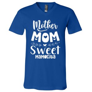 Mother's Day Mom Sweet Mamacita Funny Gift V-Neck T-Shirt