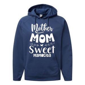 Mother's Day Mom Sweet Mamacita Funny Gift Performance Fleece Hoodie