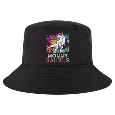 Mommysaurus Dinosaur Mommy Saurus Family Matching Tie Dye Gift Cool Comfort Performance Bucket Hat