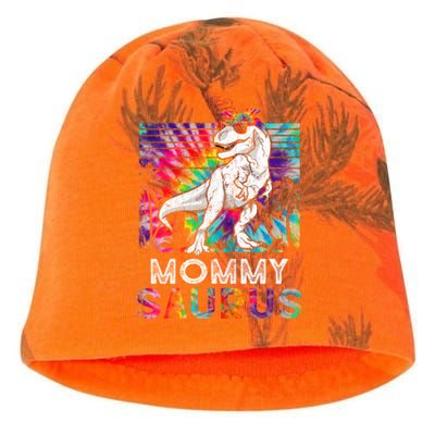 Mommysaurus Dinosaur Mommy Saurus Family Matching Tie Dye Gift Kati - Camo Knit Beanie