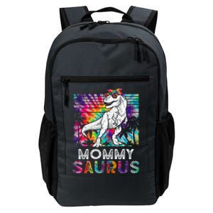 Mommysaurus Dinosaur Mommy Saurus Family Matching Tie Dye Gift Daily Commute Backpack