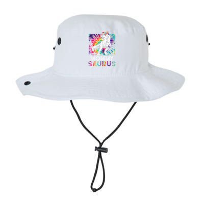 Mommysaurus Dinosaur Mommy Saurus Family Matching Tie Dye Gift Legacy Cool Fit Booney Bucket Hat