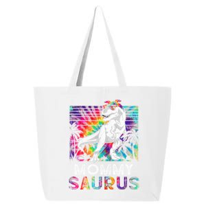 Mommysaurus Dinosaur Mommy Saurus Family Matching Tie Dye Gift 25L Jumbo Tote