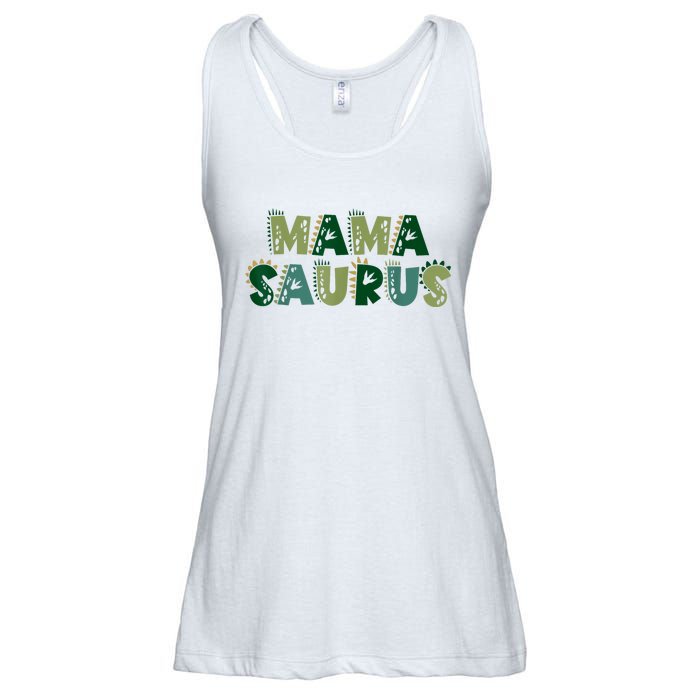 Mamasaurus Dadasaurus Matching Family Dinosaur Birthday Ladies Essential Flowy Tank