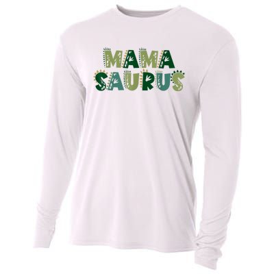 Mamasaurus Dadasaurus Matching Family Dinosaur Birthday Cooling Performance Long Sleeve Crew