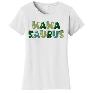 Mamasaurus Dadasaurus Matching Family Dinosaur Birthday Women's T-Shirt