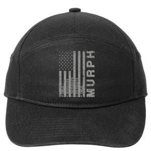 Memorial Day Murph Challenge Distressed Us Military Gift 7-Panel Snapback Hat