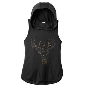 Mystic Deer Ladies PosiCharge Tri-Blend Wicking Draft Hoodie Tank