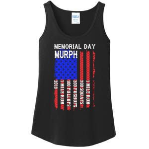 Memorial Day Murph Challenge Distressed Us Military Gift Ladies Essential Tank