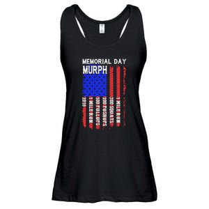 Memorial Day Murph Challenge Distressed Us Military Gift Ladies Essential Flowy Tank