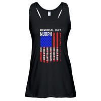 Memorial Day Murph Challenge Distressed Us Military Gift Ladies Essential Flowy Tank