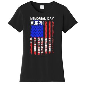 Memorial Day Murph Challenge Distressed Us Military Gift Women's T-Shirt