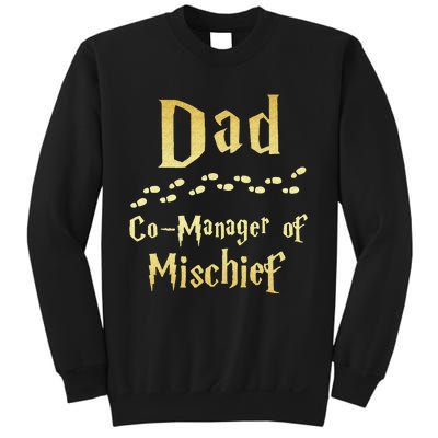 Magical Dad Manager Of Mischief Birthday Family Matching Sweatshirt