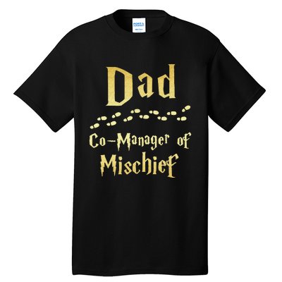 Magical Dad Manager Of Mischief Birthday Family Matching Tall T-Shirt