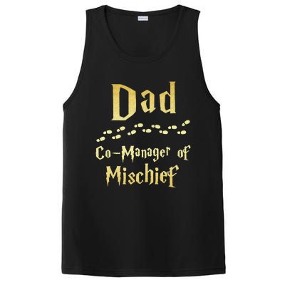 Magical Dad Manager Of Mischief Birthday Family Matching PosiCharge Competitor Tank