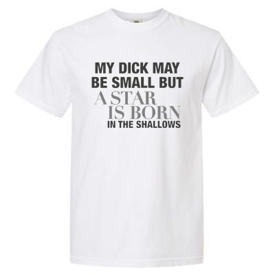 My Dick May Be Small But A Star Is Born In The Shallows Garment-Dyed Heavyweight T-Shirt