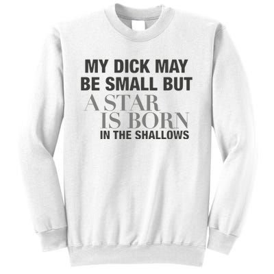 My Dick May Be Small But A Star Is Born In The Shallows Sweatshirt