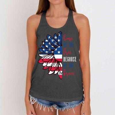Memorial Day Women's Knotted Racerback Tank