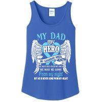 My Dad My Hero My Guardian Angel He Watches Over My Back Gift Ladies Essential Tank