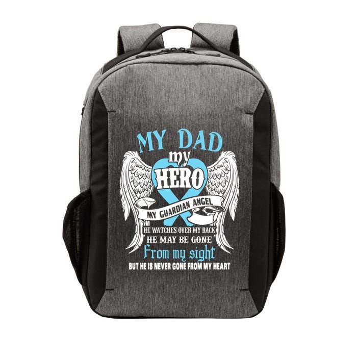 My Dad My Hero My Guardian Angel He Watches Over My Back Gift Vector Backpack