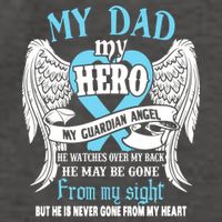 My Dad My Hero My Guardian Angel He Watches Over My Back Gift Vector Backpack
