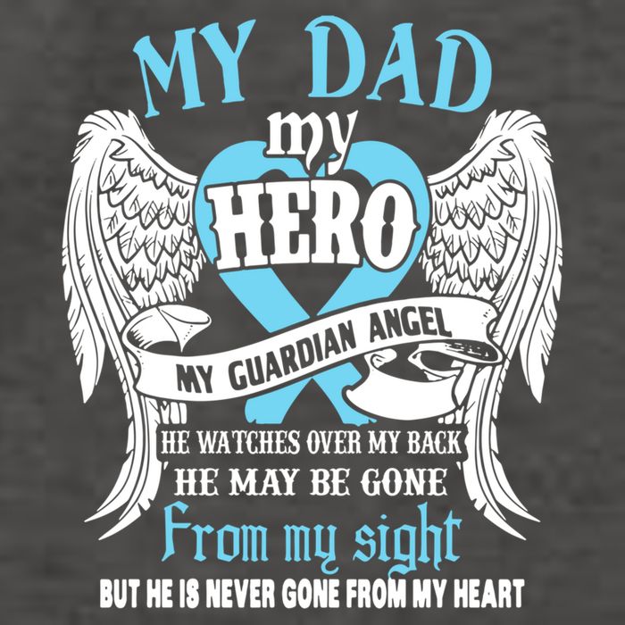 My Dad My Hero My Guardian Angel He Watches Over My Back Gift Vector Backpack