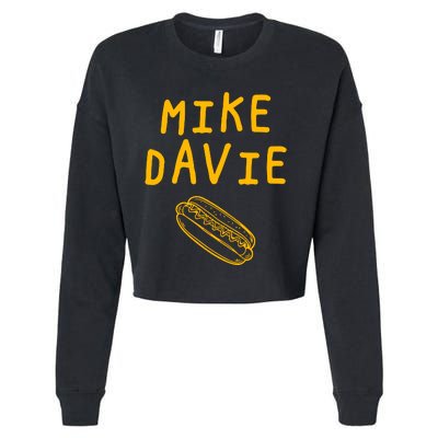 Mike Davie Cropped Pullover Crew