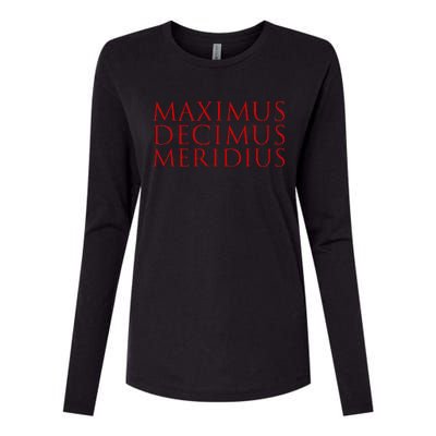 Maximus Decimus Meridius Womens Cotton Relaxed Long Sleeve T-Shirt