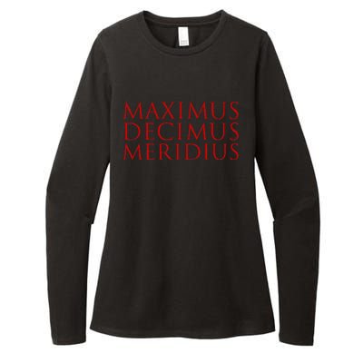 Maximus Decimus Meridius Womens CVC Long Sleeve Shirt