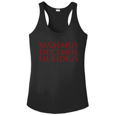 Maximus Decimus Meridius Ladies PosiCharge Competitor Racerback Tank