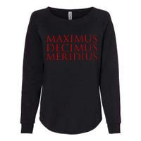 Maximus Decimus Meridius Womens California Wash Sweatshirt